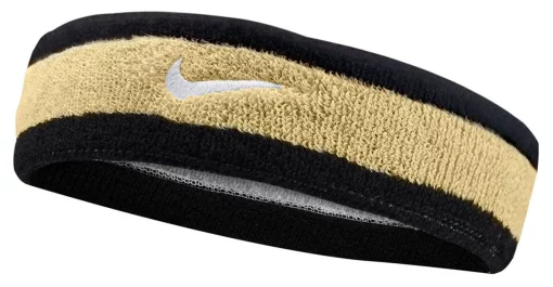 Пов'язка на голову Nike SWOOSH HEADBAND чорний, коричневий Уні OSFM