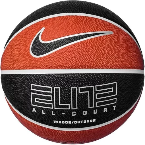 М'яч баскетбольний Nike ELITE ALL COURT 8P 2.0 DEFLATED помаранчевий, чорний Уні 7