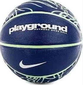 М'яч баскетбольний Nike EVERYDAY PLAYGROUND 8P GRAPHIC DEFLATED DEEP ROYAL BL/VAPOR GREEN/WH size 7