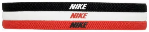 Пов'язка на голову Nike Headbands 2.0 3PK чорний, білий, червоний Уні One Size