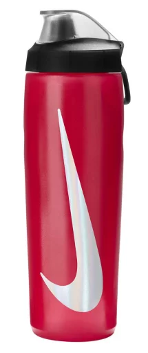 Пляшка Nike REFUEL BOTTLE LOCKING LID 24 OZ червоний, чорний, сріблястий Уні 709 мл