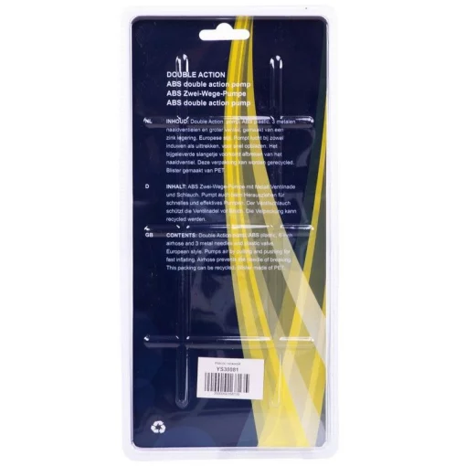 Насос ручний для м'ячів двосторонній CNVOY SPORT YS38081