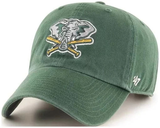 Кепка 47 Brand COOPERSTOWN OAKLAND ATHLETICS зелений Уні One Size