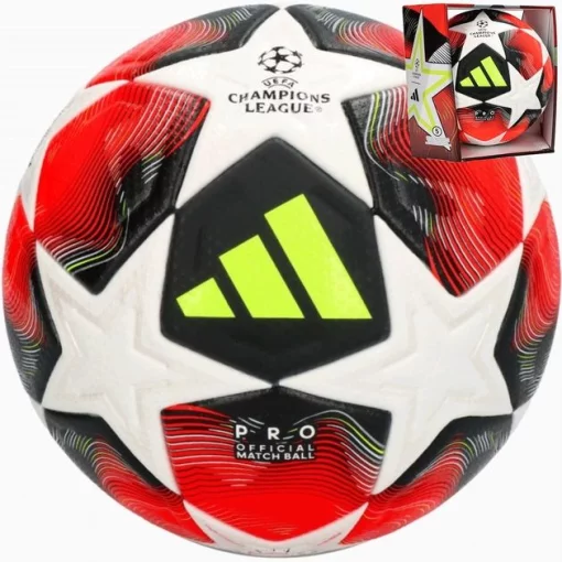 Офіційний футбольний м'яч Adidas UCL PRO 2025 Fired Up JH1295 №5