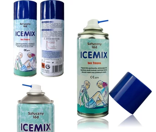 Охолоджуючий спрей "заморозка" спортивна ICEMIX "400мл. (Польща)