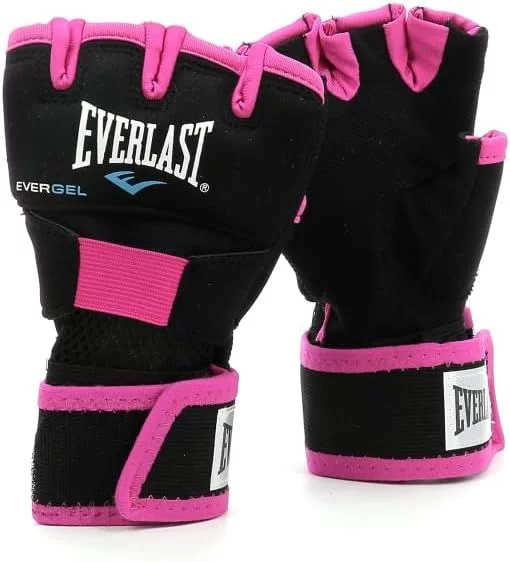 Бинти-рукавички Everlast EVERGEL HAND WRAPS чорний, рожевий Жін S/M