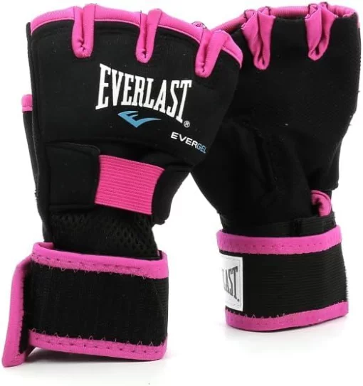 Бинти-рукавички Everlast EVERGEL HAND WRAPS чорний, рожевий Жін S/M