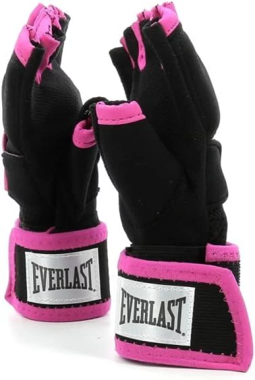 Бинти-рукавички Everlast EVERGEL HAND WRAPS чорний, рожевий Жін S/M