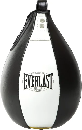 Боксерська груша Everlast 1910 SPEED BAG чорний, білий 22,5 x 15 см (P00002114)