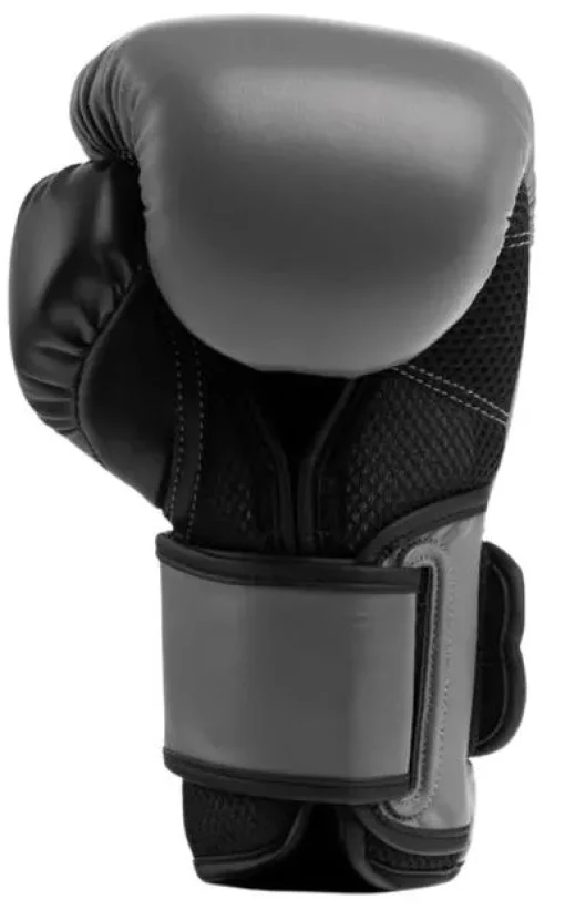 Боксерські рукавиці Everlast POWERLOCK 2R TRAINING GLOVE сірий, чорний Уні 10 унцій