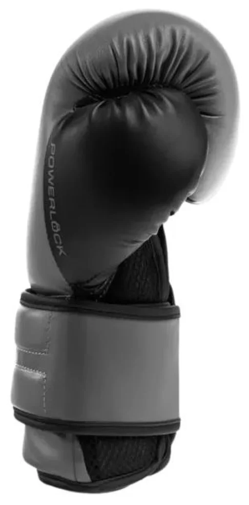Боксерські рукавиці Everlast POWERLOCK 2R TRAINING GLOVE сірий, чорний Уні 14 унцій (P00002306)