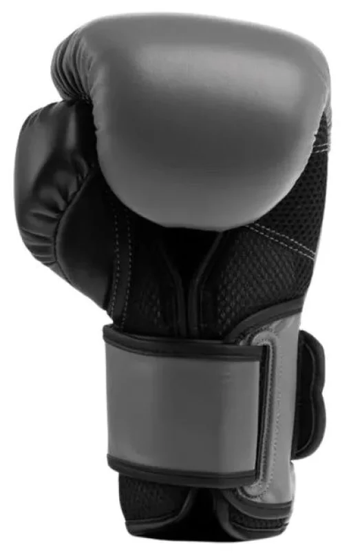 Боксерські рукавиці Everlast POWERLOCK 2R TRAINING GLOVE сірий, чорний Уні 16 унцій (P00002307)