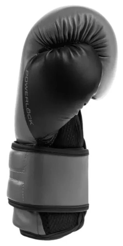 Боксерські рукавиці Everlast POWERLOCK 2R TRAINING GLOVE сірий, чорний Уні 16 унцій (P00002307)