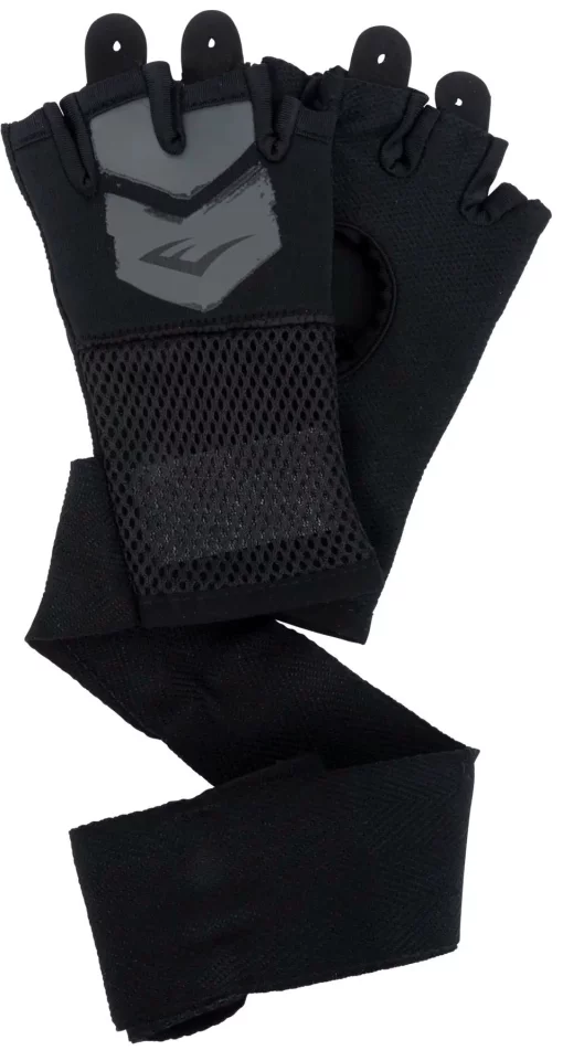 Бинти-рукавички Everlast PROSPECT QUICK WRAPS чорний, сірий Діт S/M