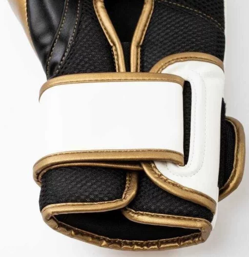 Боксерські рукавиці Everlast POWERLOCK 2R TRAINING GLOVE білий, золотий Уні 14 унцій