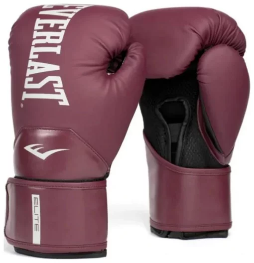 Боксерські рукавиці EVERLAST ELITE 2 BOXING GLOVES бордовий Уні 16 унцій
