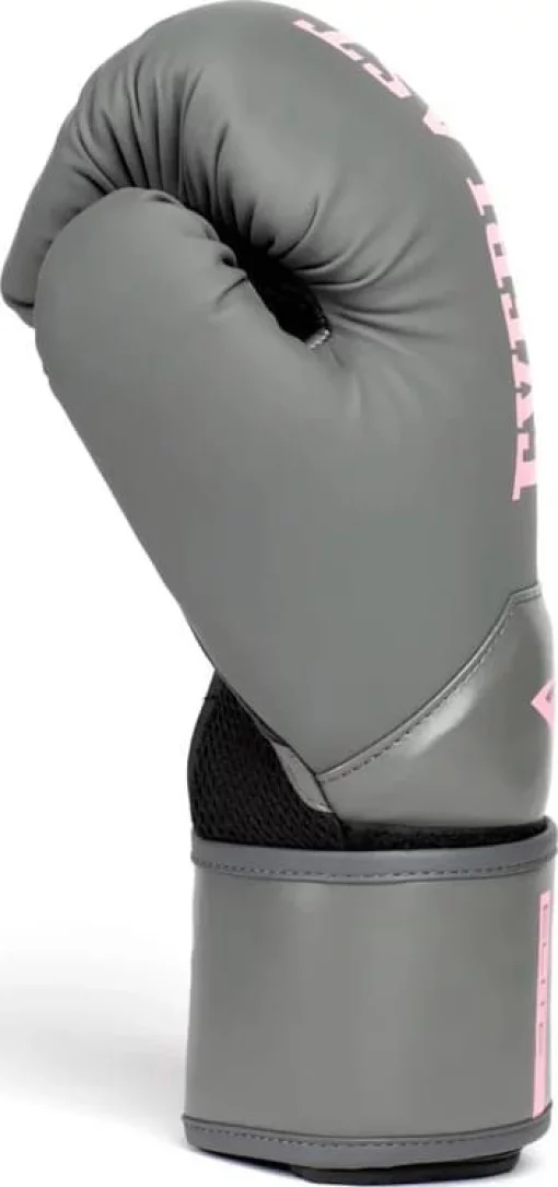 Боксерські рукавиці Everlast ELITE 2 BOXING GLOVES сірий, рожевий 10 унцій (P00003310)