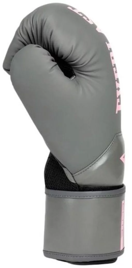 Боксерські рукавиці Everlast ELITE 2 BOXING GLOVES сірий, рожевий 12 унцій (P00003311)