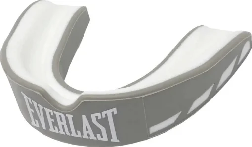 Капа для боксу Everlast EVERSHIELD SINGLE MOUTH GUARD сірий, білий One Size (P00003597)