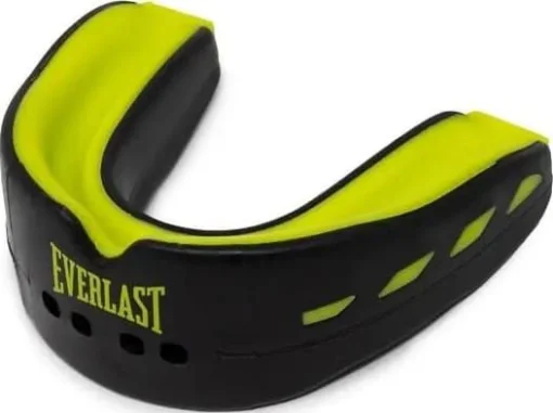 Капа для боксу Everlast EVERSHIELD DOUBLE MOUTH GUARD чорний, зелений One Size (P00003600)