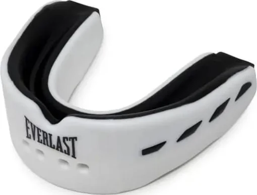 Капа для боксу Everlast EVERSHIELD DOUBLE MOUTH GUARD білий, чорний One Size (P00003602)