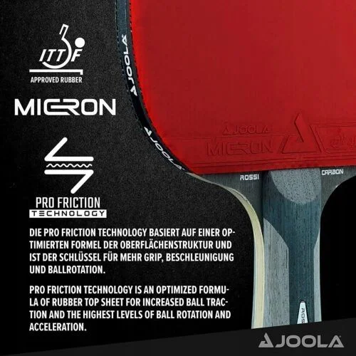 Ракетка для настільного тенісу Joola Rosskopf Carbon + чохол + 3 м'ячика