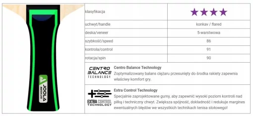 Ракетка для настільного тенісу Joola Match LITE (53023)