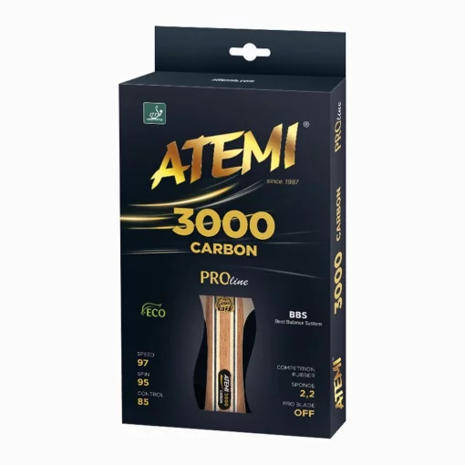 Ракетка для настільного тенісу Atemi 3000 PRO Carbon ECO-Line