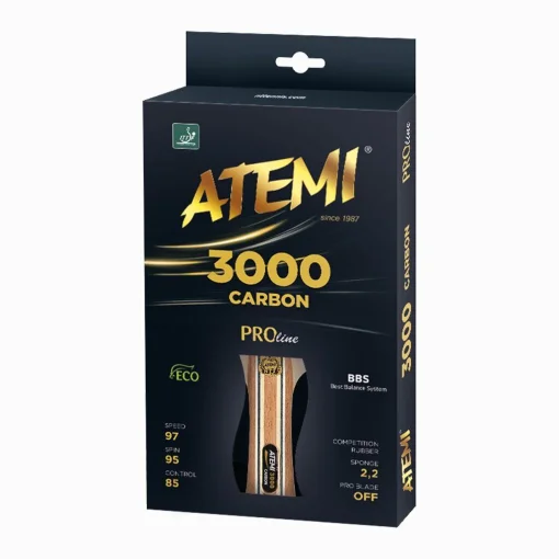 Ракетка для настільного тенісу Atemi 3000 PRO Carbon ECO-Line