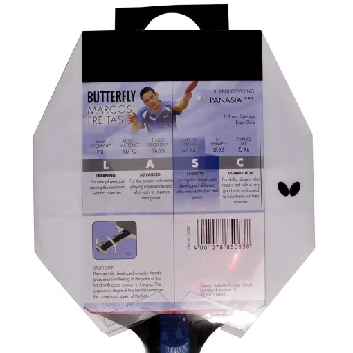 Ракетка для настільного тенісу Butterfly Marcos Freitas MFX4