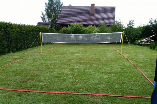 Розмітка майданчика для бадмінтону (регульована) Romi Sport Lin000021, червоний