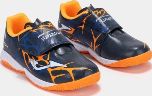 Футзалки дитячі Joma SUPER COPA темно-синій, помаранчевий 33 (SCJW2503INV)