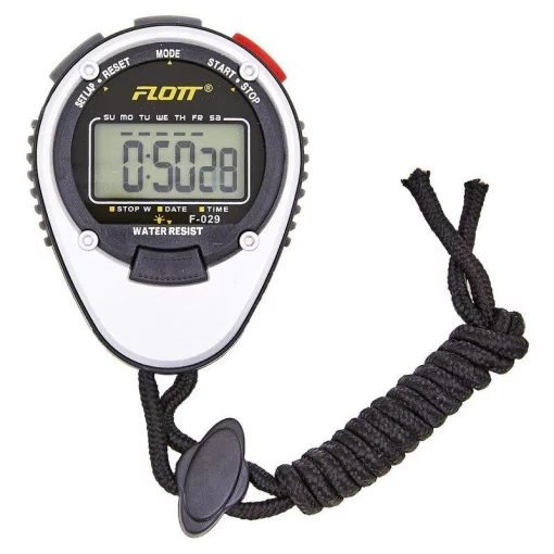 Секундомір електронний 2 результати пам'яті FLOTT F-029