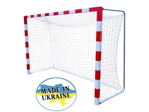 Сетка на ворота 3х2х0,6х0,6м. "X2" (шнур 4,5 мм. PP, Blue-yellow)