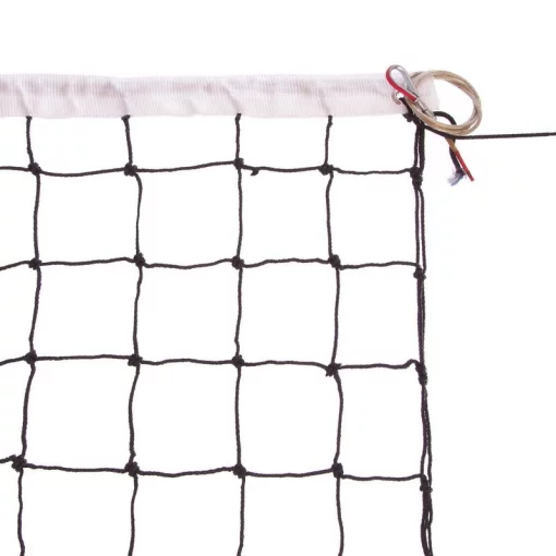 Сітка волейбольна 0,9x9 м. (шнур 3,5 мм, осередок 15*15 см), з тросом (Україна)