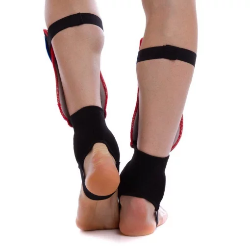 Щитки футбольні із захистом щиколотки FB-0865, розмір L