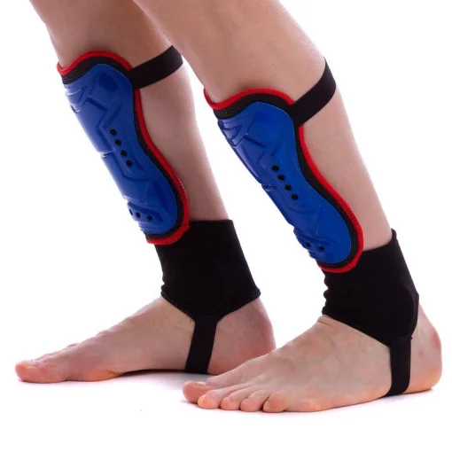 Щитки футбольні із захистом щиколотки FB-0865, розмір L