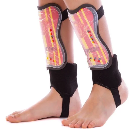 Щитки футбольні із захистом щиколотки "MANCHESTER" FB-5090-M, розмір М