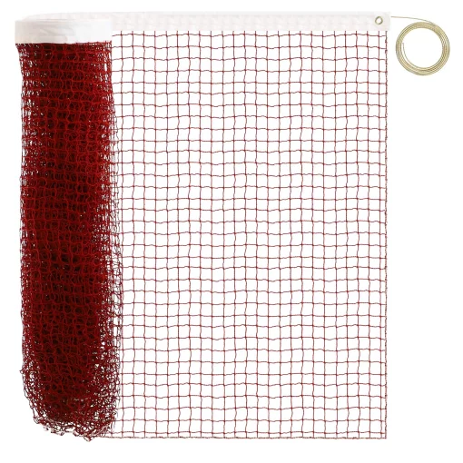 Сітка для бадмінтону LONGFA C-188 6,1x0,76м червоний-білий
