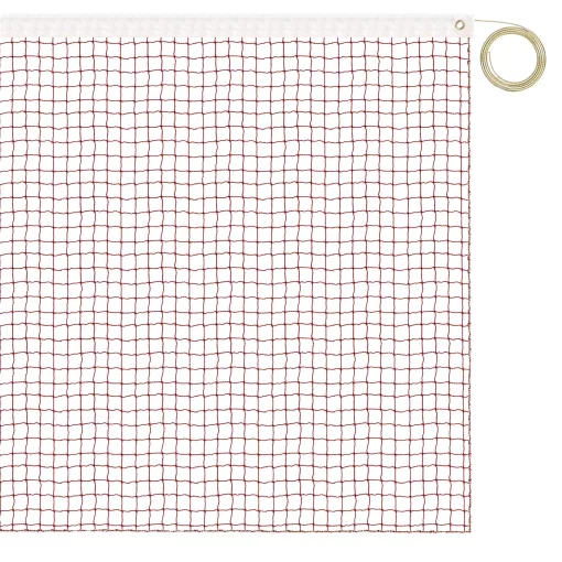 Сітка для бадмінтону LONGFA C-188 6,1x0,76м червоний-білий