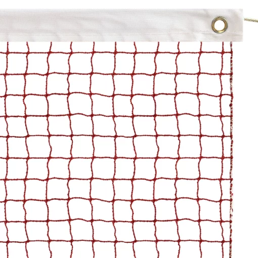 Сітка для бадмінтону LONGFA C-188 6,1x0,76м червоний-білий