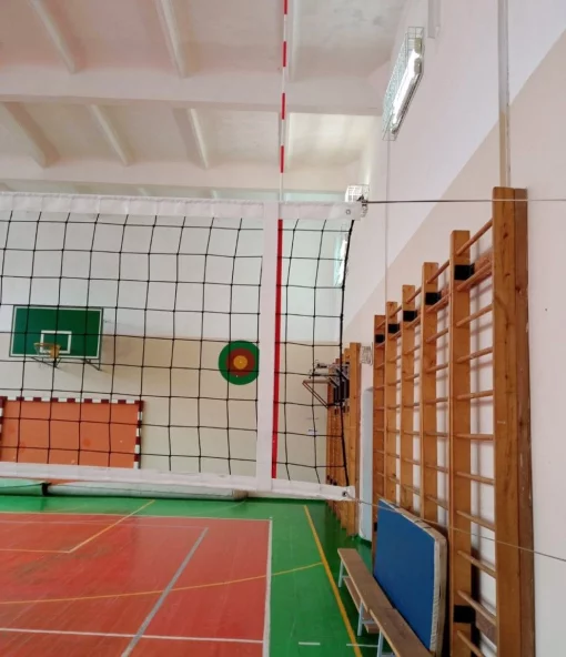 Сітка волейбольна X2 "Професійна 9,5 м." (шнур 4 мм, осередок 10*10 см), з тросом