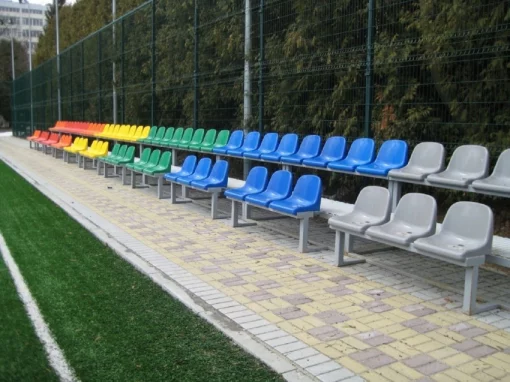 Стадионное сиденье со спинкой красного цвета (SS00166(R))