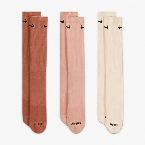 Шкарпетки Nike U NK EVERYDAY PLUS CUSH CREW бежевий, коричневий Чол 38-42