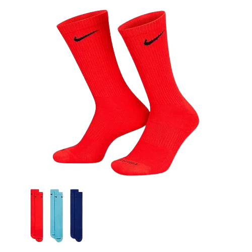 Шкарпетки Nike U NK EVRY PLUS CUSH CREW 3PR мультиколор Уні 38-42 (SX6888-925)