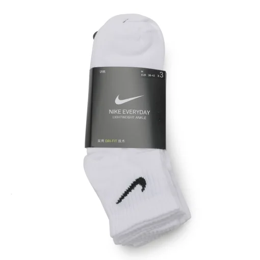 Шкарпетки Nike U NK EVERYDAY LTWT ANKLE 3PR білий Уні 46-50