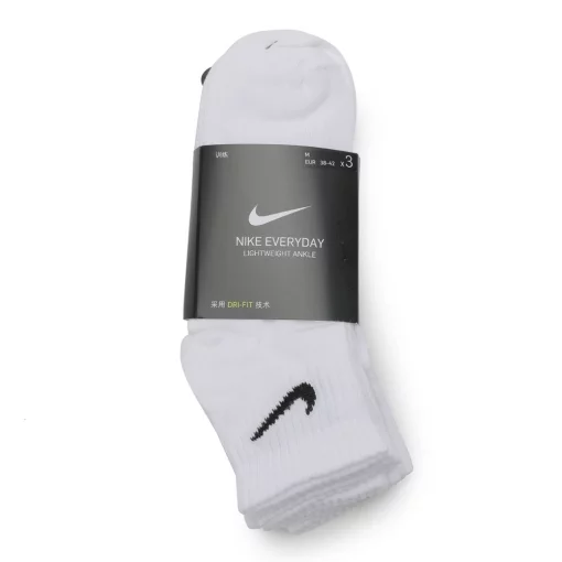 Шкарпетки Nike U NK EVERYDAY LTWT ANKLE 3PR білий Уні 46-50