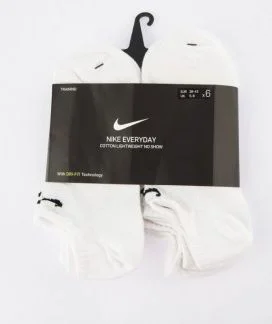 Шкарпетки Nike U NK EVERYDAY LTWT NS 6PR 132 білий Уні 46-50