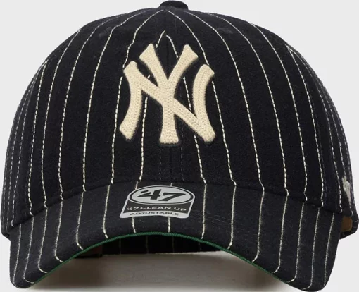 Кепка 47 Brand NEW YORK YANKEES WOOL PINSTRIP темно-синій One Size (WOPCU17WIS-NYA)