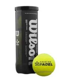 М'ячі для падел тенісу Wilson PREMIER PADEL 3 BALL CAN YEL